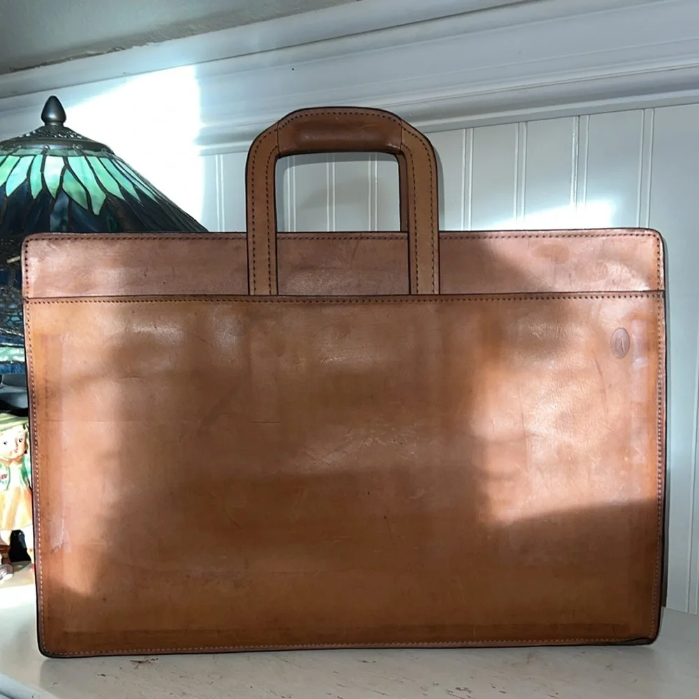 Vintage Hartmann leather briefcase
